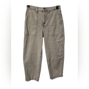 Pistola Barrel Jeans Women Size 28 Distressed Brown/tan Baggy Relaxed Fit